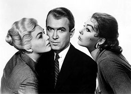 Kim Novak and James Stewart Kim Novak and James Stewart